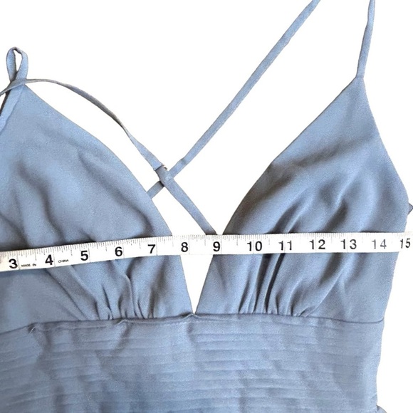 Lulu's Depths of My Love Dusty Blue Maxi Dress - Picture 14 of 15